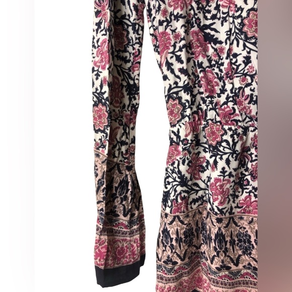 NEW Altar’d State Long Sleeve Floral Printed Romper Size Medium - Picture 3 of 9